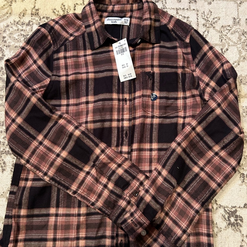 Abercombie kids flannel
